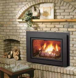 Convert Your inefficient wood fireplace to direct vent gas Winnipeg City Fireplaces &amp; Gas log flame fires